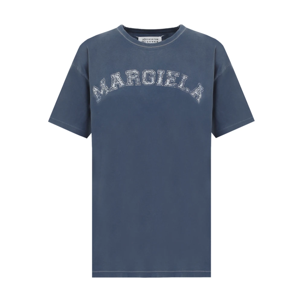 Maison Margiela Blauwe T-shirts & Polos voor vrouwen Blue Dames