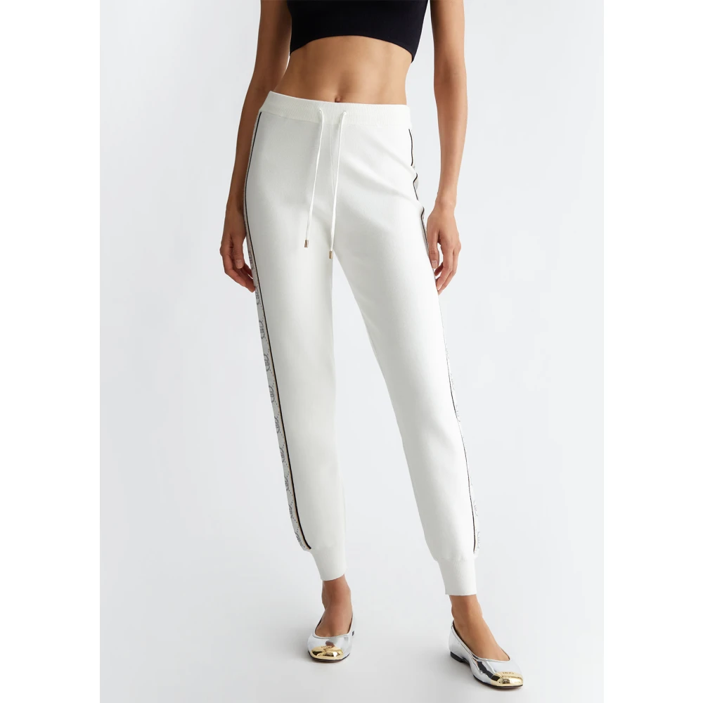 Liu Jo Gebreide Joggingbroek White Dames