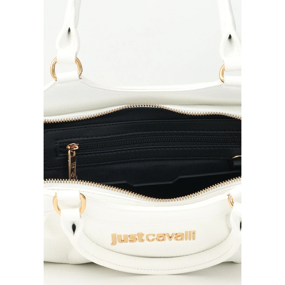 Just Cavalli Witte Shopper Handtas White Dames