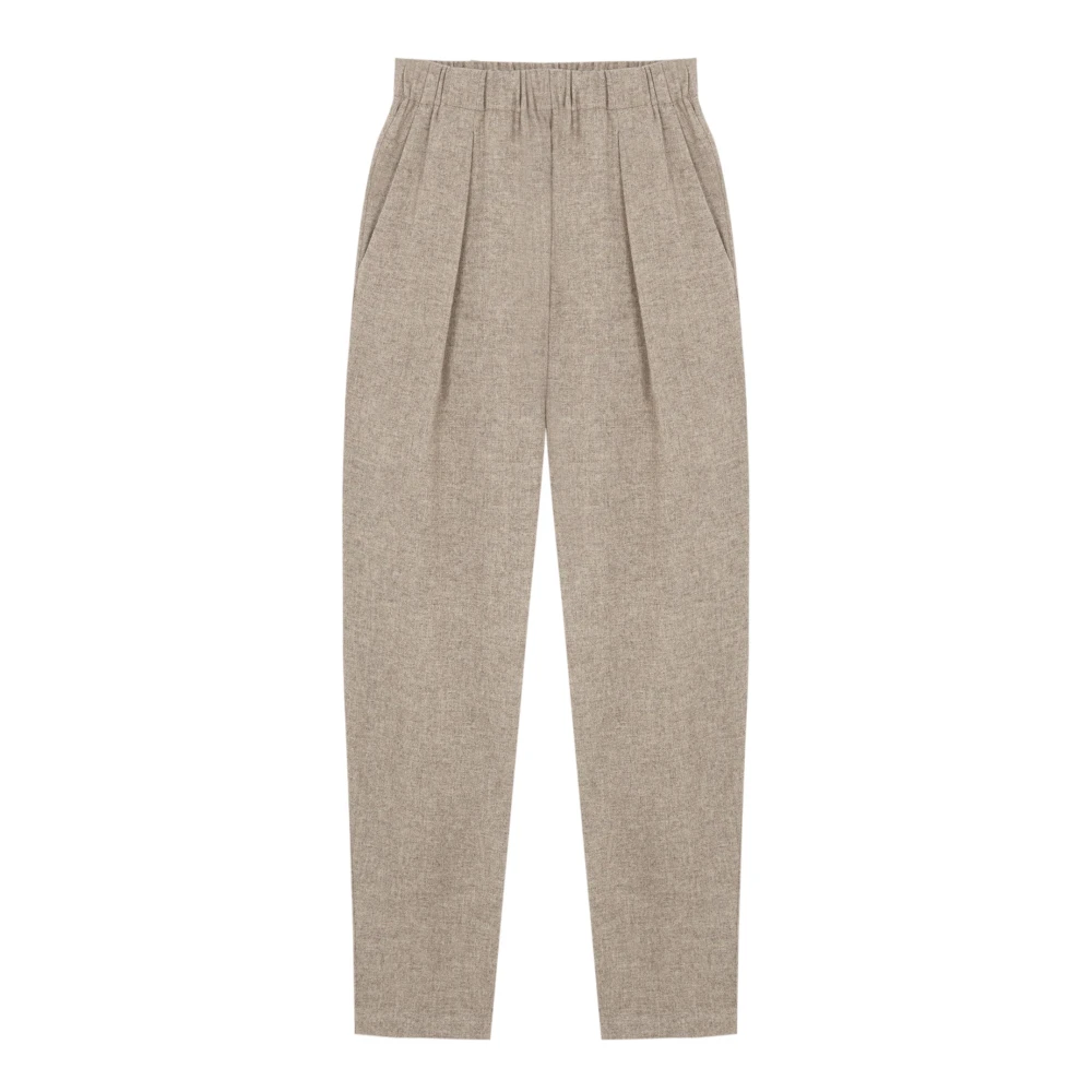 Cortana Hoge taille yakwol broek Gray Dames