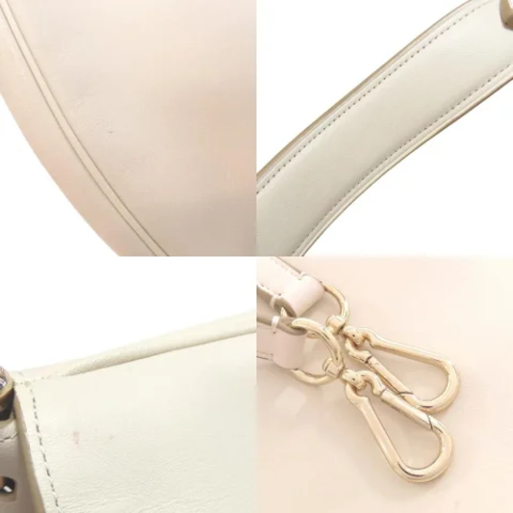 Coach Pre-owned Leather shoulder-bags White Dames