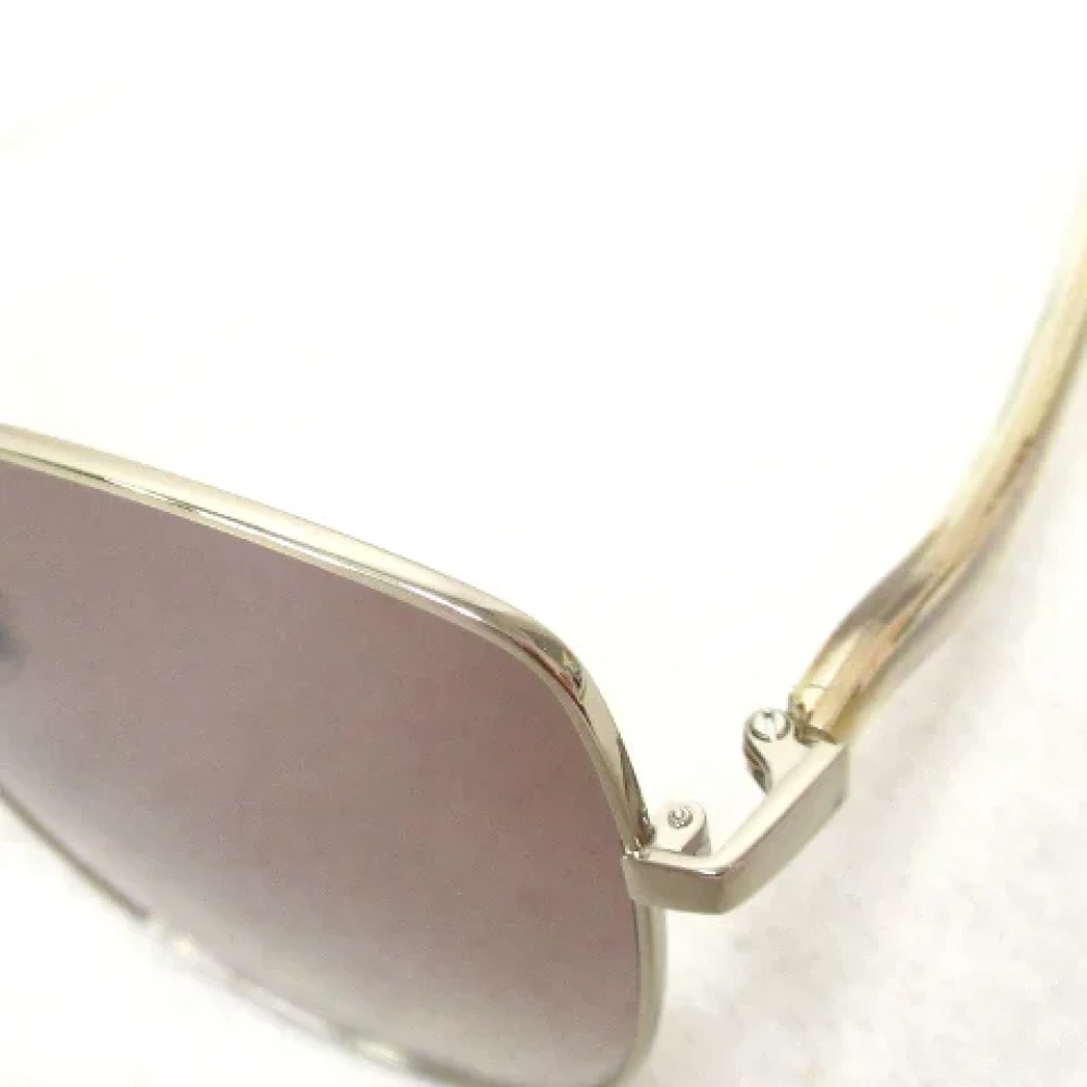 Jimmy Choo Pre-owned Plastic sunglasses Brown Dames