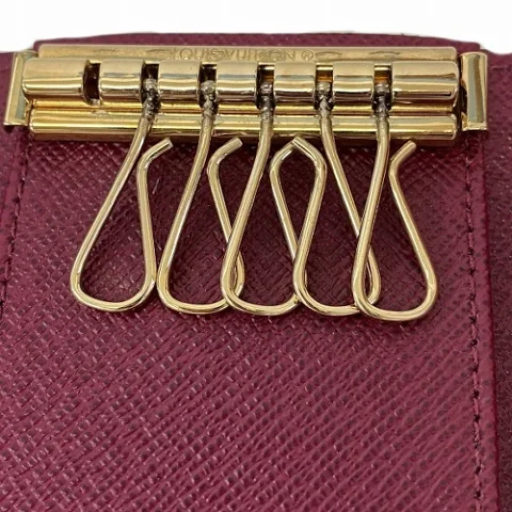Louis Vuitton Vintage Pre-owned Fabric key-holders Brown Dames