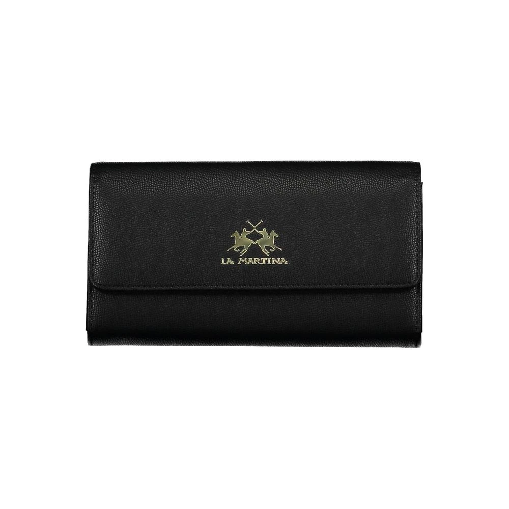 La Martina Women's Black Polyethylene Wallet