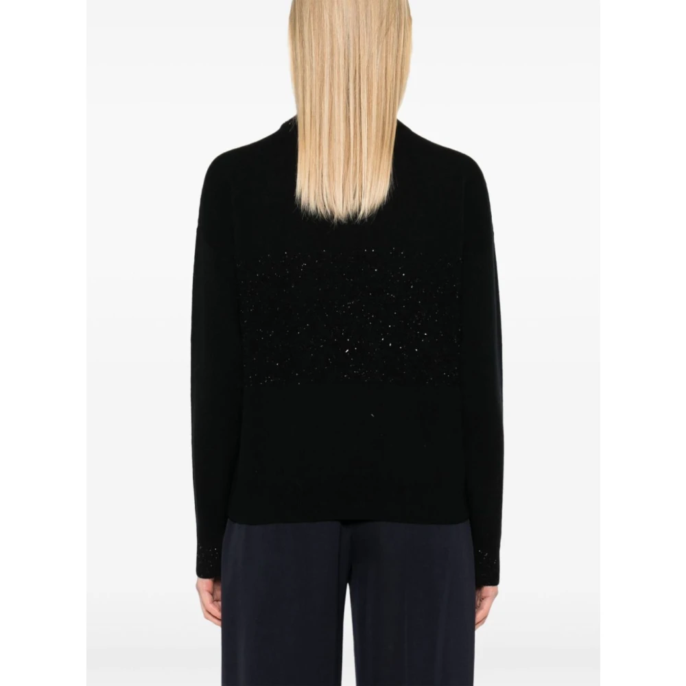 PESERICO Stijlvolle I05 Maglia Top Black Dames
