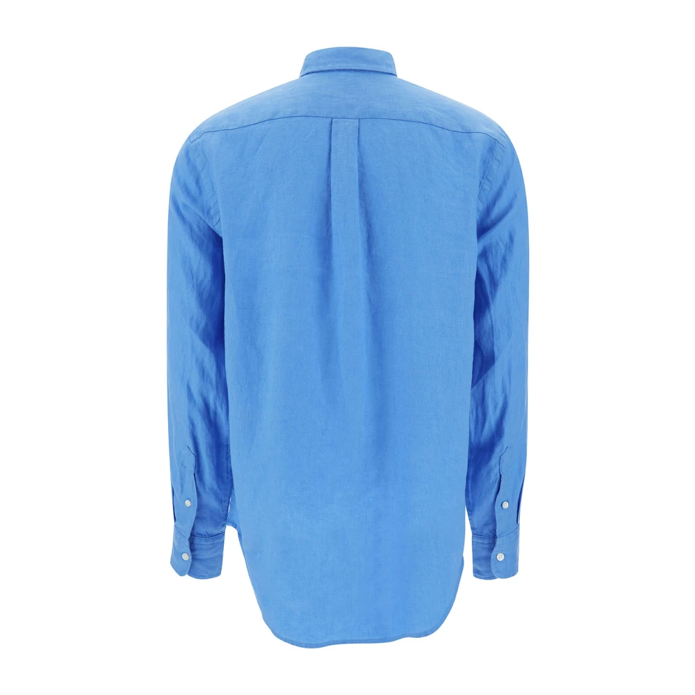 Polo Ralph Lauren Linnen Overhemden met knoopsluiting Blue Dames