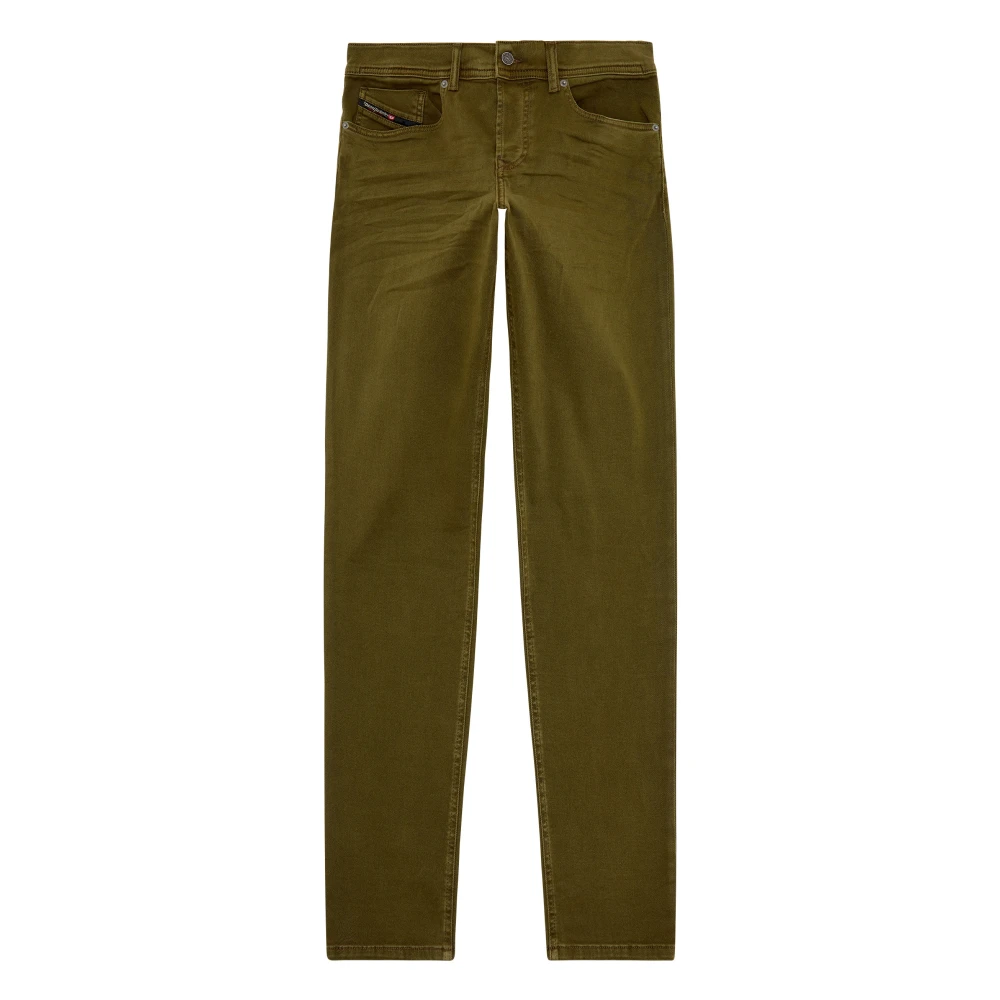 Diesel Tapered Jeans 2023 D-Finitive Green Heren