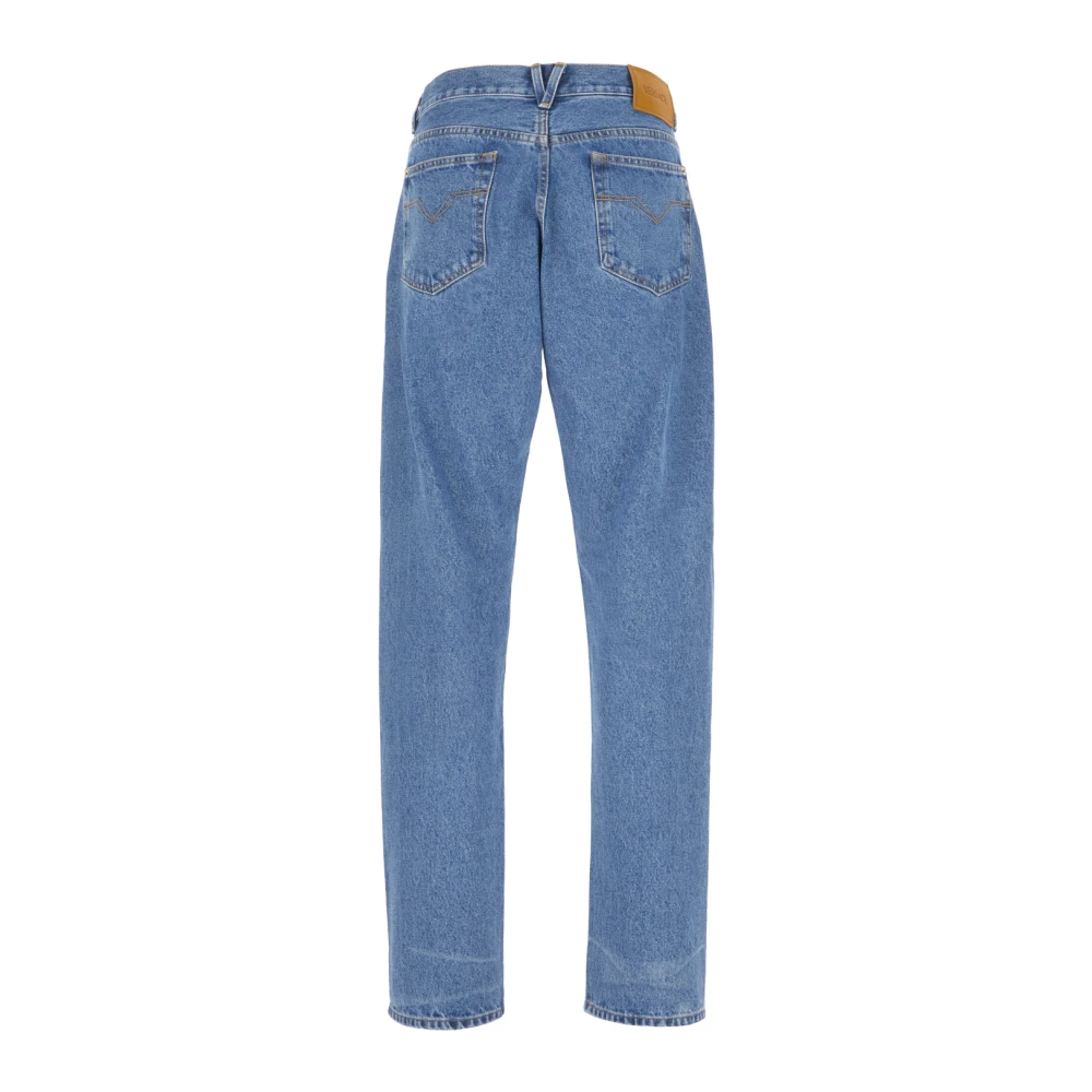 Versace Klassieke Denim Jeans voor Dagelijks Gebruik Blue Heren