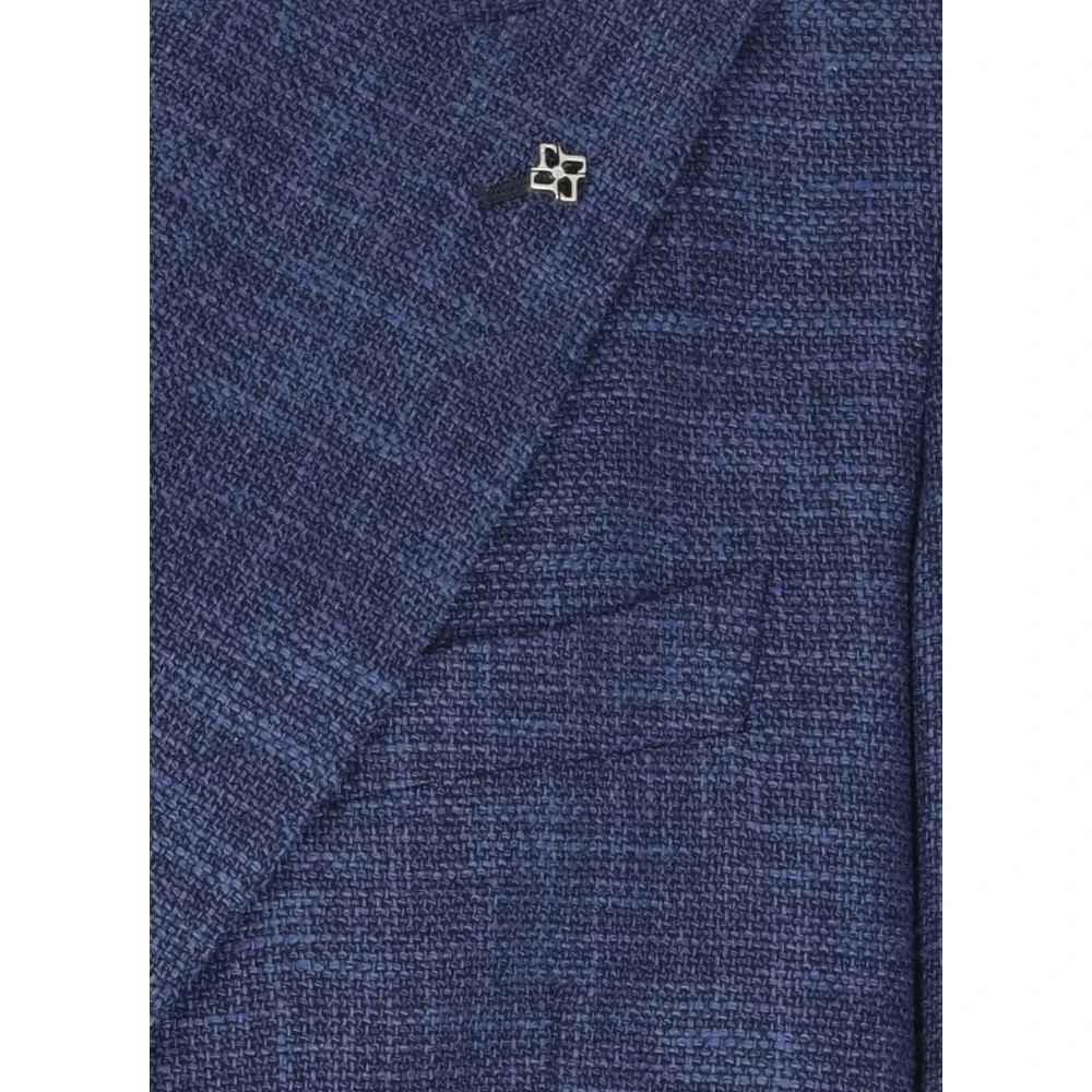 Tagliatore Jassen Blauw Blue Heren