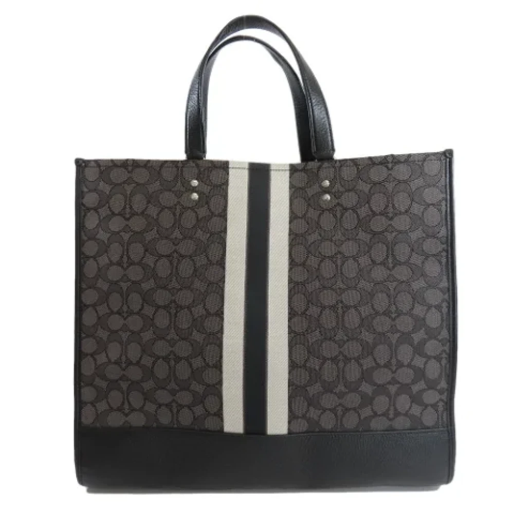 Coach Pre-owned Canvas shoulder-bags Black Dames