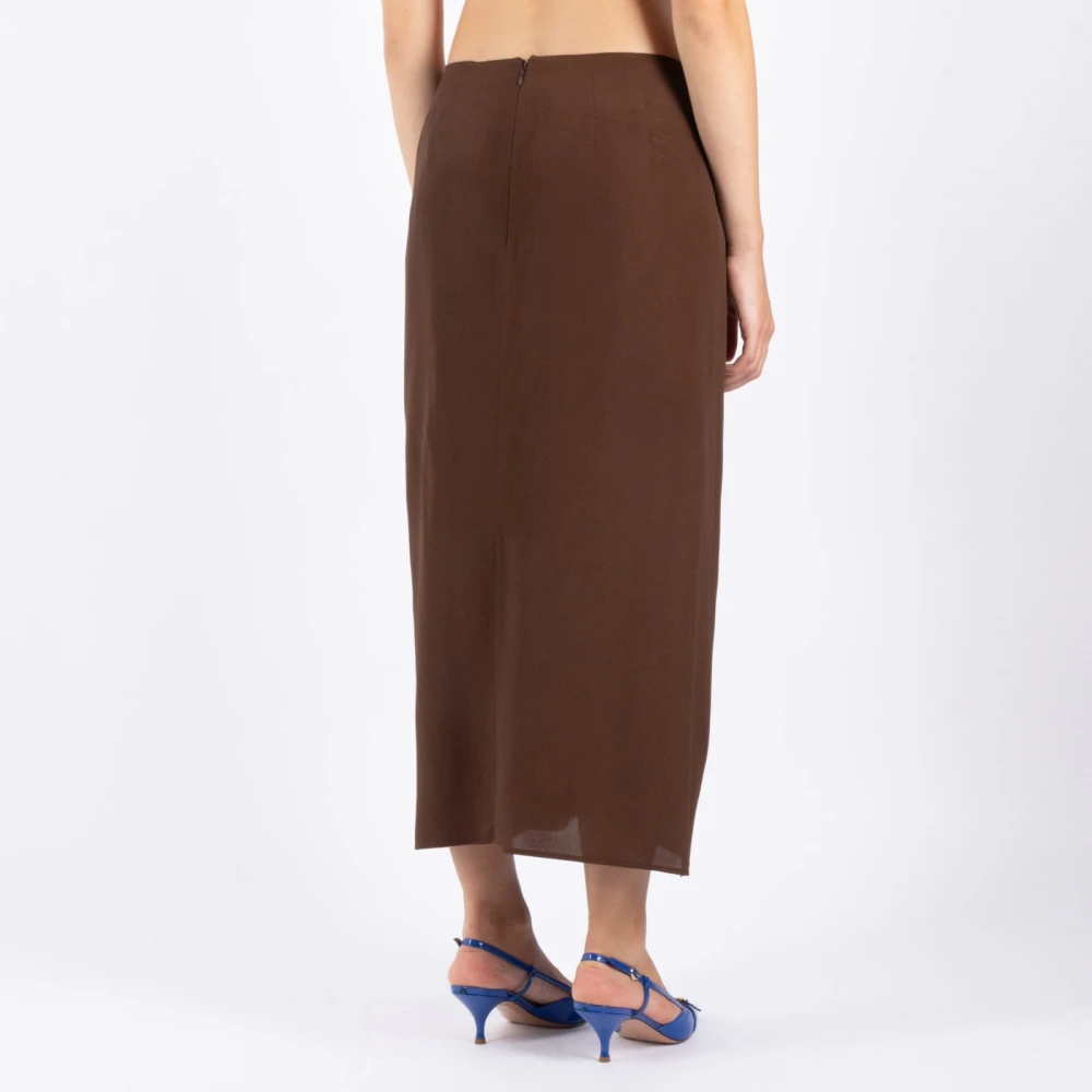 Dries Van Noten Bruine Rok Gemaakt in Portugal Brown Dames