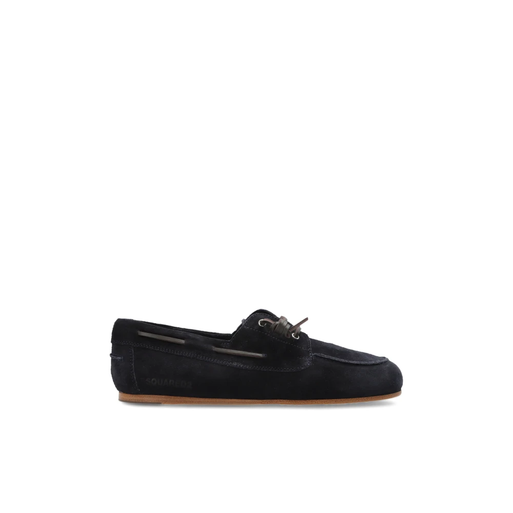 Dsquared2 Blue College Shoes - Female - Loafers - 6 Uk - Shoes