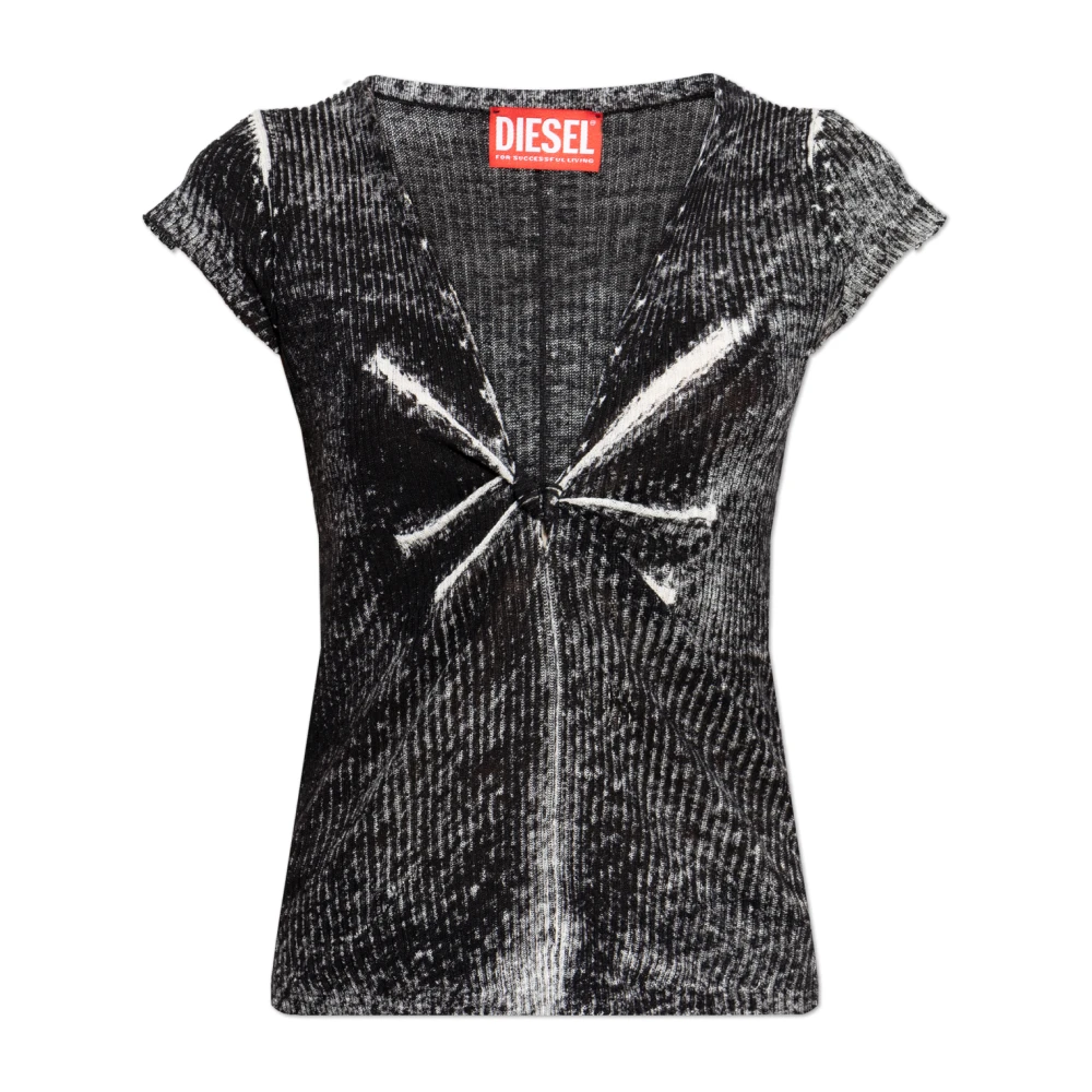 Diesel Donna Nero Top, S, New,