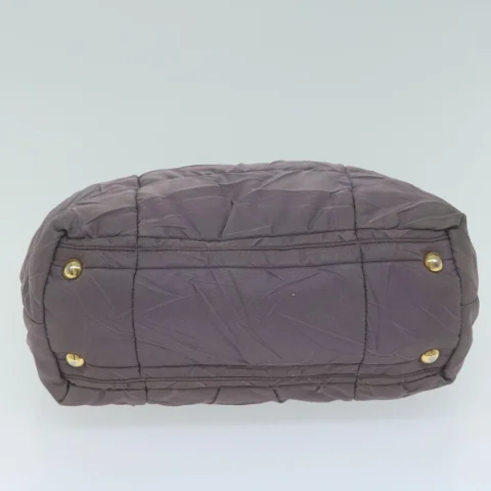Prada Vintage Pre-owned Fabric prada-bags Purple Dames