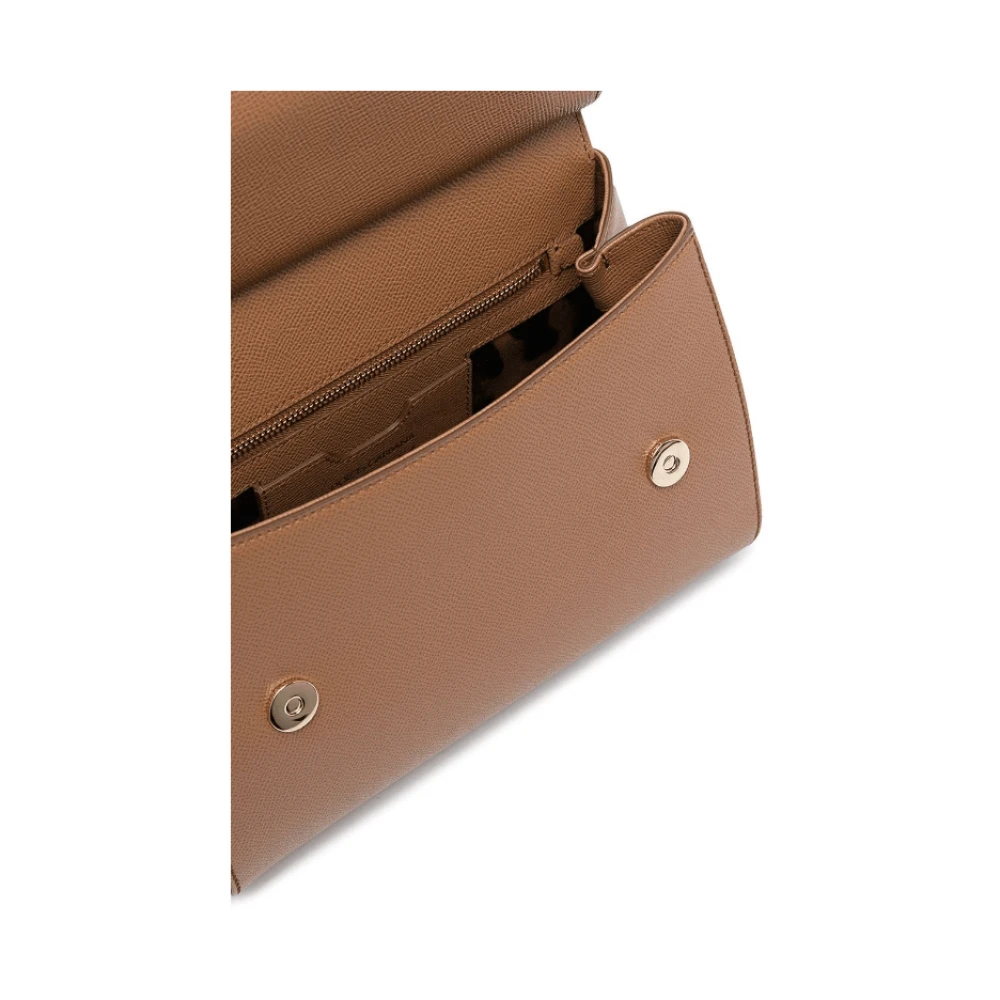 Dolce & Gabbana Bruine Schoudertas met Stijl Beige Dames