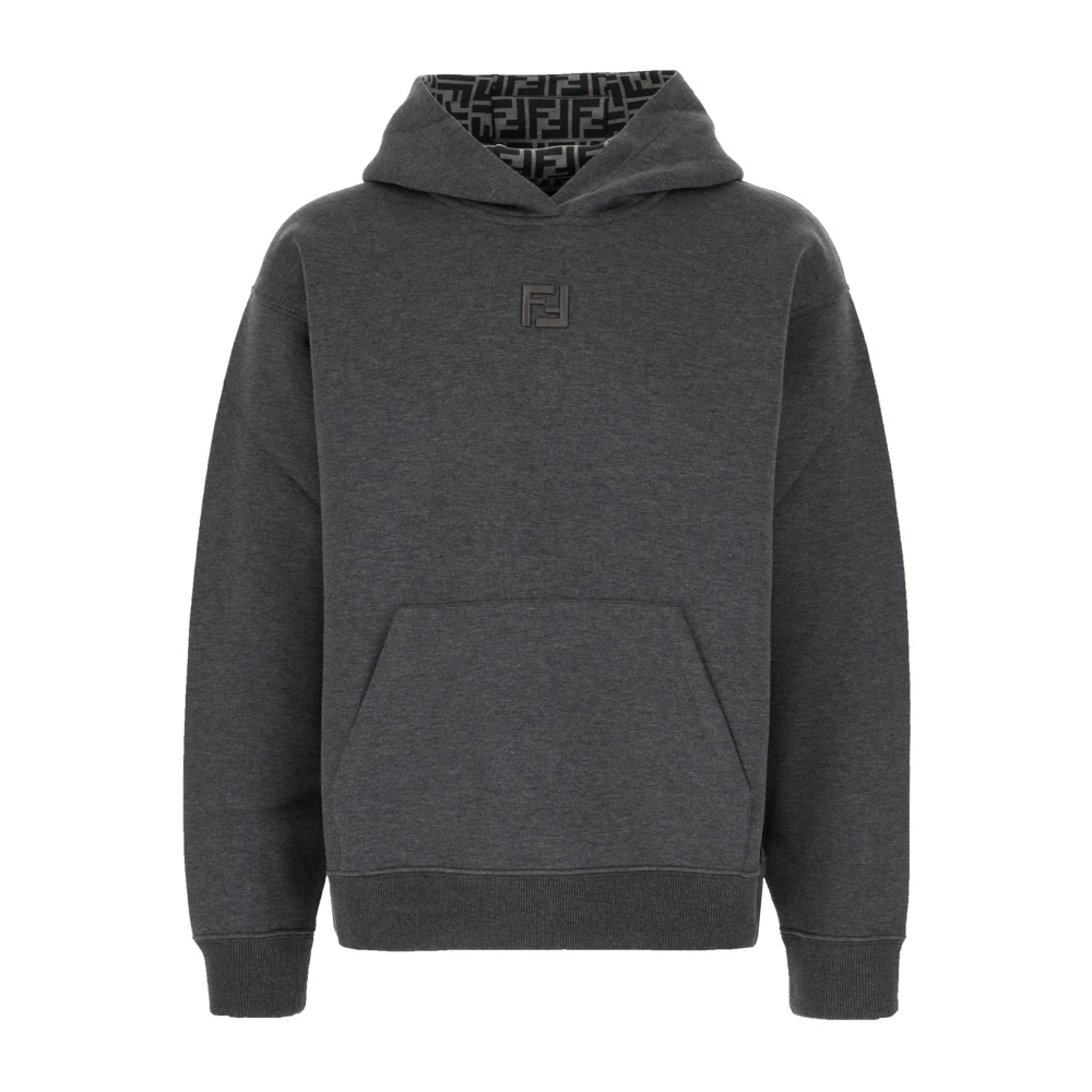 Fendi Stijlvolle Sweatshirts voor een Trendy Look Gray Heren