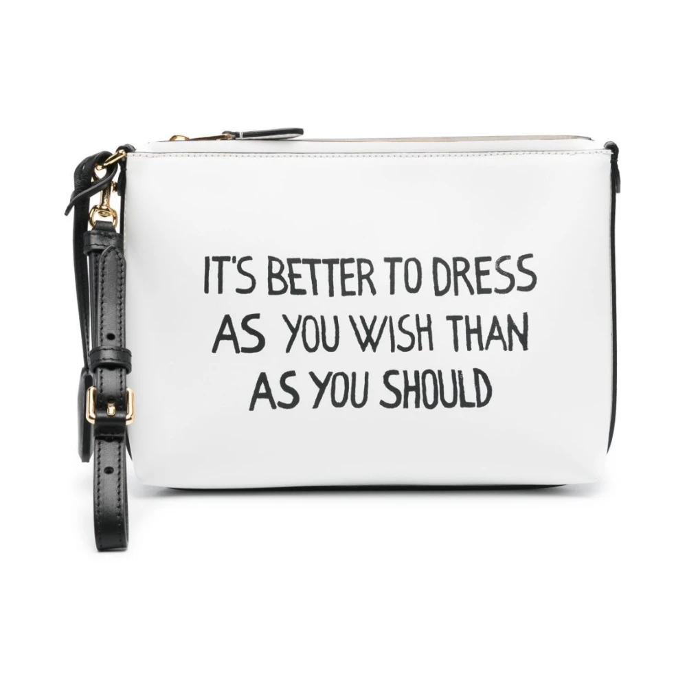 Moschino Witte Tassen Collectie White Dames