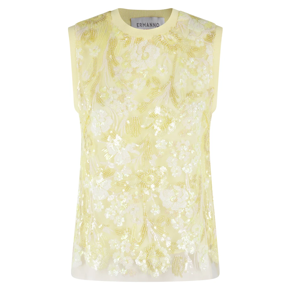 Tops > Sleeveless Tops - - Ermanno Scervino - Modalova