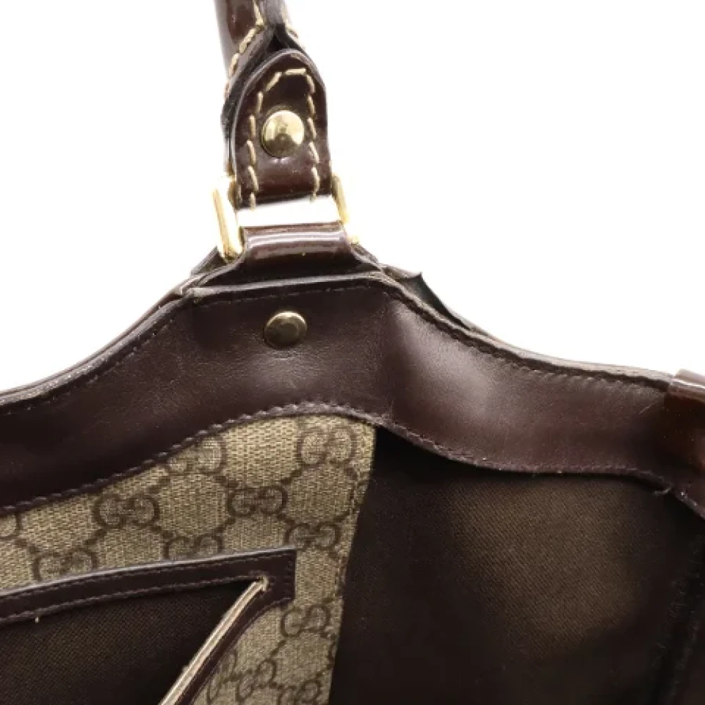 Gucci Vintage Pre-owned Leather totes Brown Dames