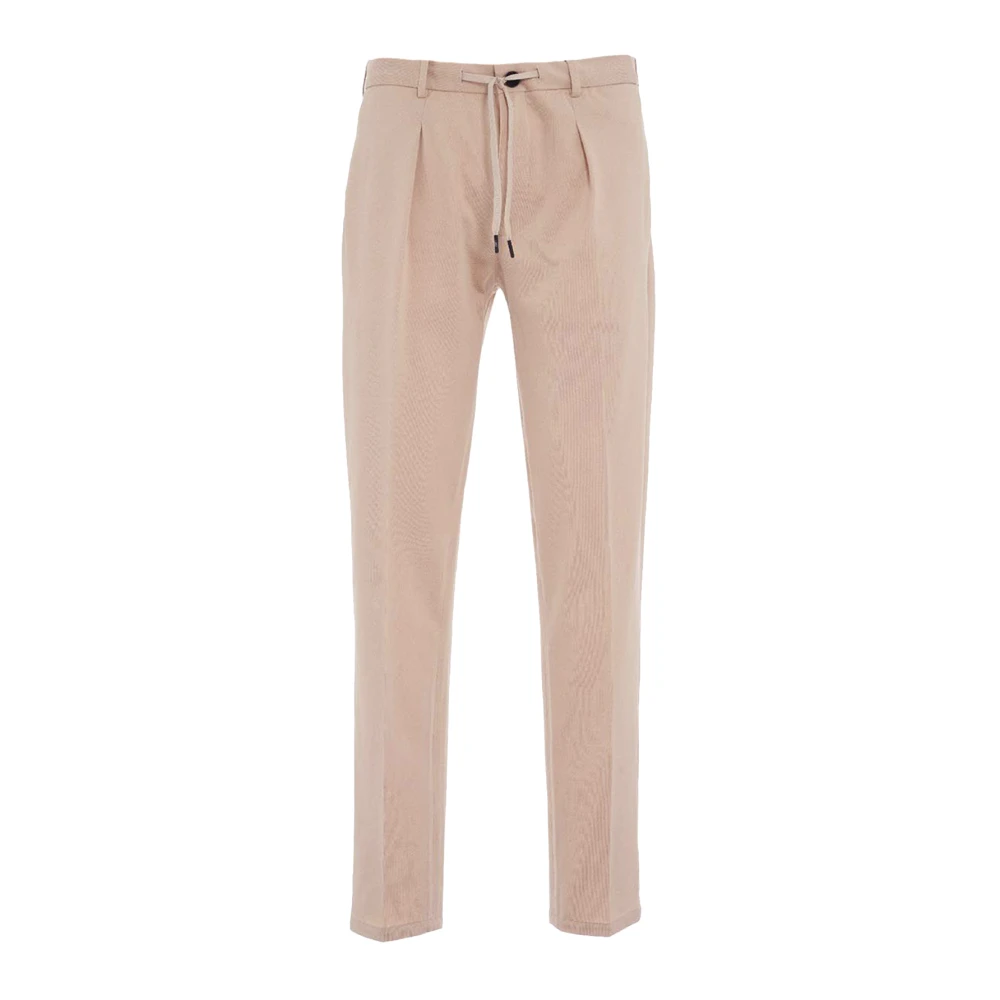 Circolo 1901 Men's Pink Suit Trousers, 4XL, Cn3820 Drawstring Stretch Cotton Piquet Trousers