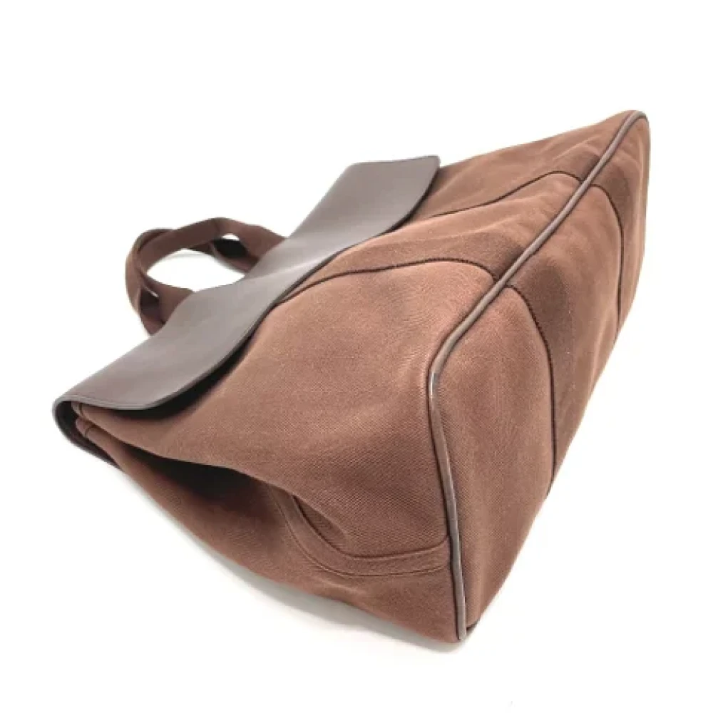 Hermès Vintage Pre-owned Leather handbags Brown Dames