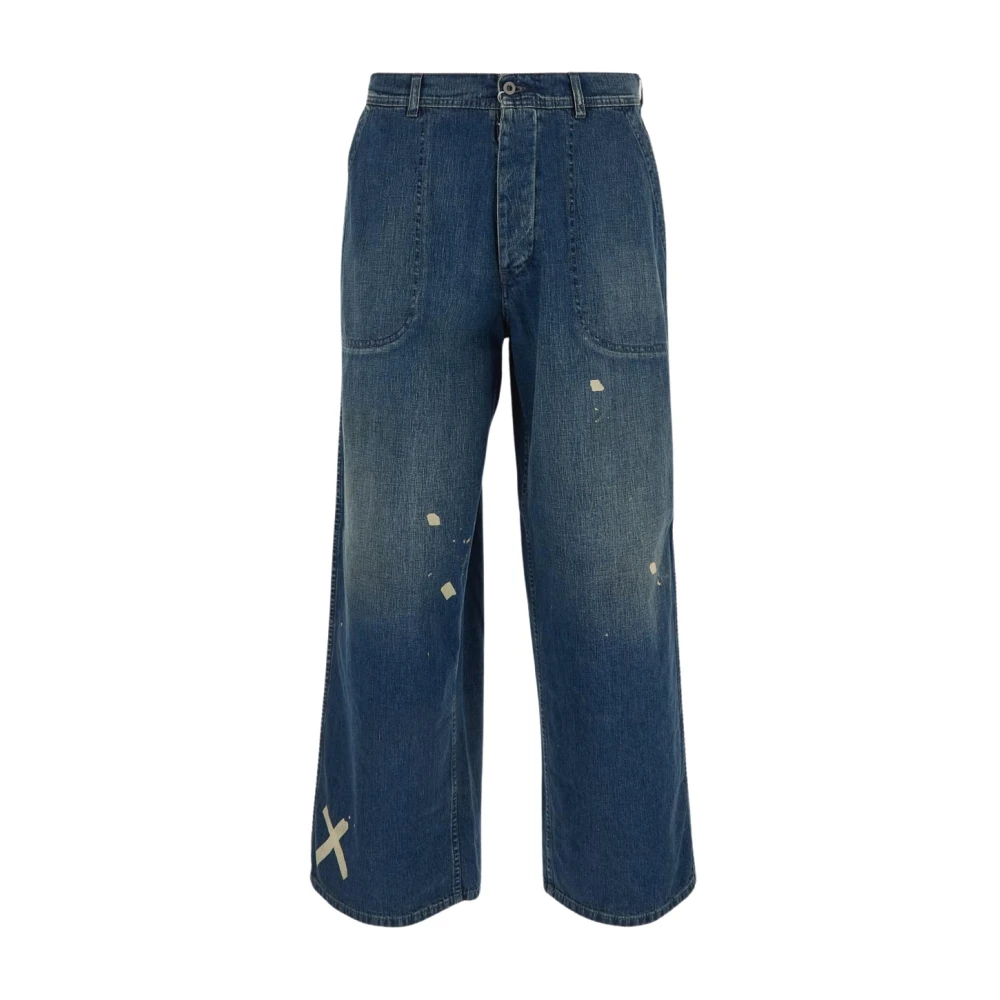 Maison Margiela Jeans met vintage-effect Blue Heren