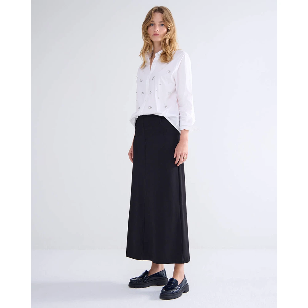Summum Woman Milano Pencil Rok Black Dames