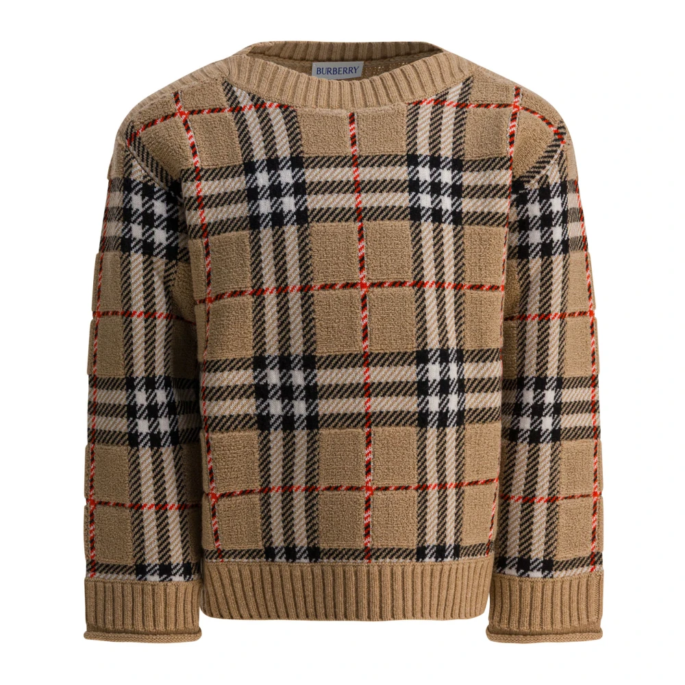 Burberry Men's Beige Stylish Knitwear Aw25