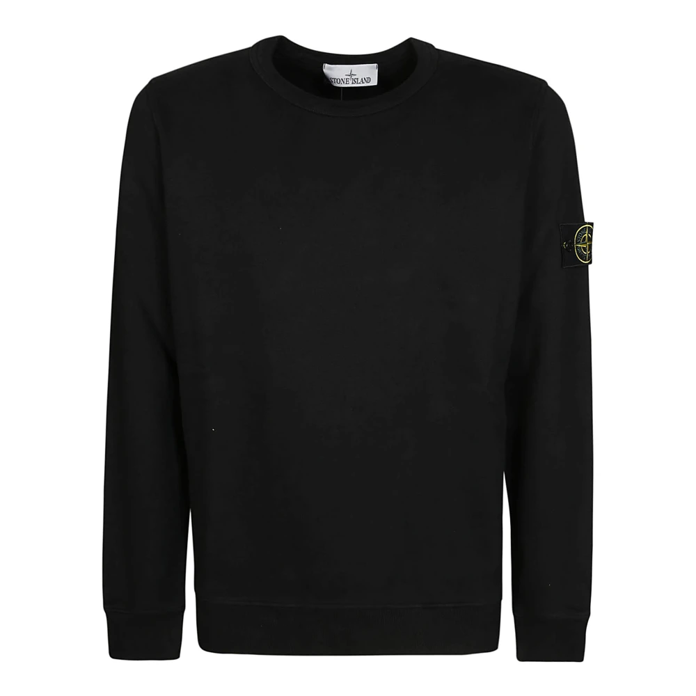 Stone Island Basis Crewneck Sweatshirt Black Heren