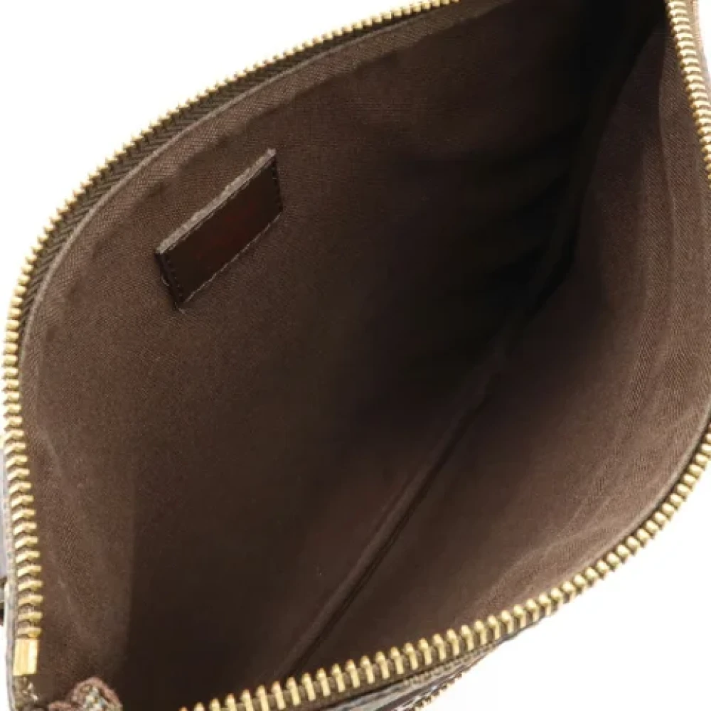 Louis Vuitton Vintage Pre-owned Plastic shoulder-bags Brown Dames