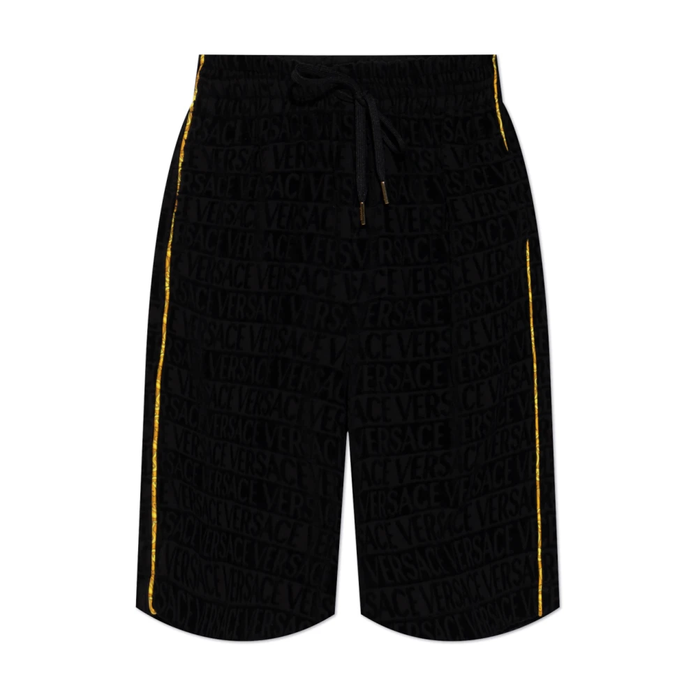 Versace Logo shorts Black Heren