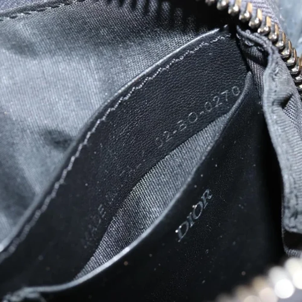 Dior Vintage Pre-owned Leather dior-bags Gray Dames