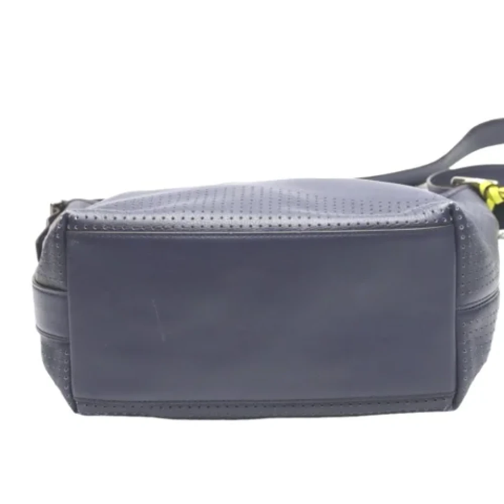 Coach Pre-owned Leather shoulder-bags Blue Dames