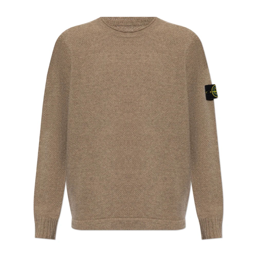 Stone Island Wollen trui Brown Heren