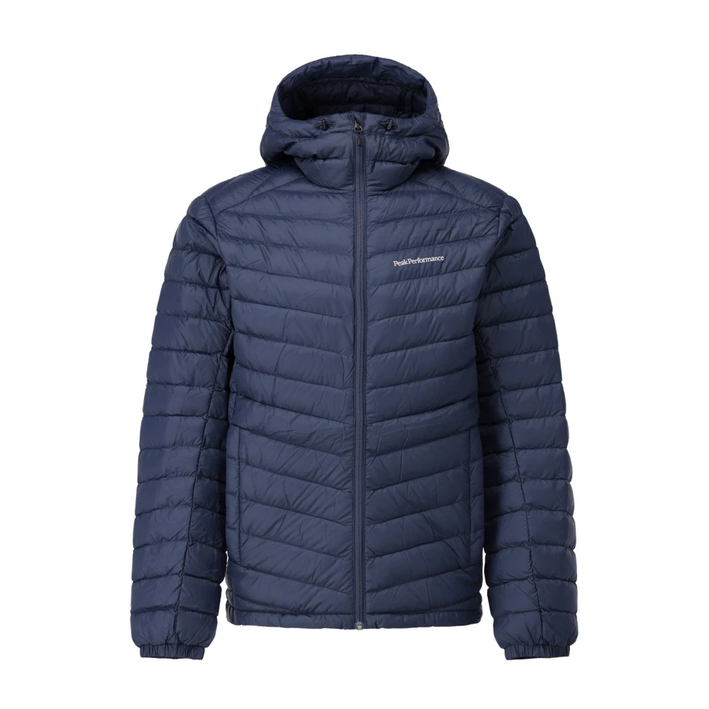 Peak Performance Gewatteerde jas met capuchon Blue Heren