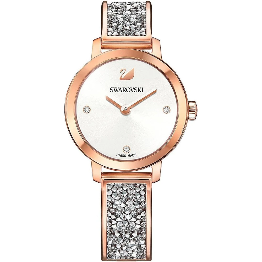 Swarovski Women's White Cosmic Rock Series Watch Quartz Movement Stainless Steel Bracelet Dial Simple Elegant Fashion Watches Silver 5376092 - Image 3