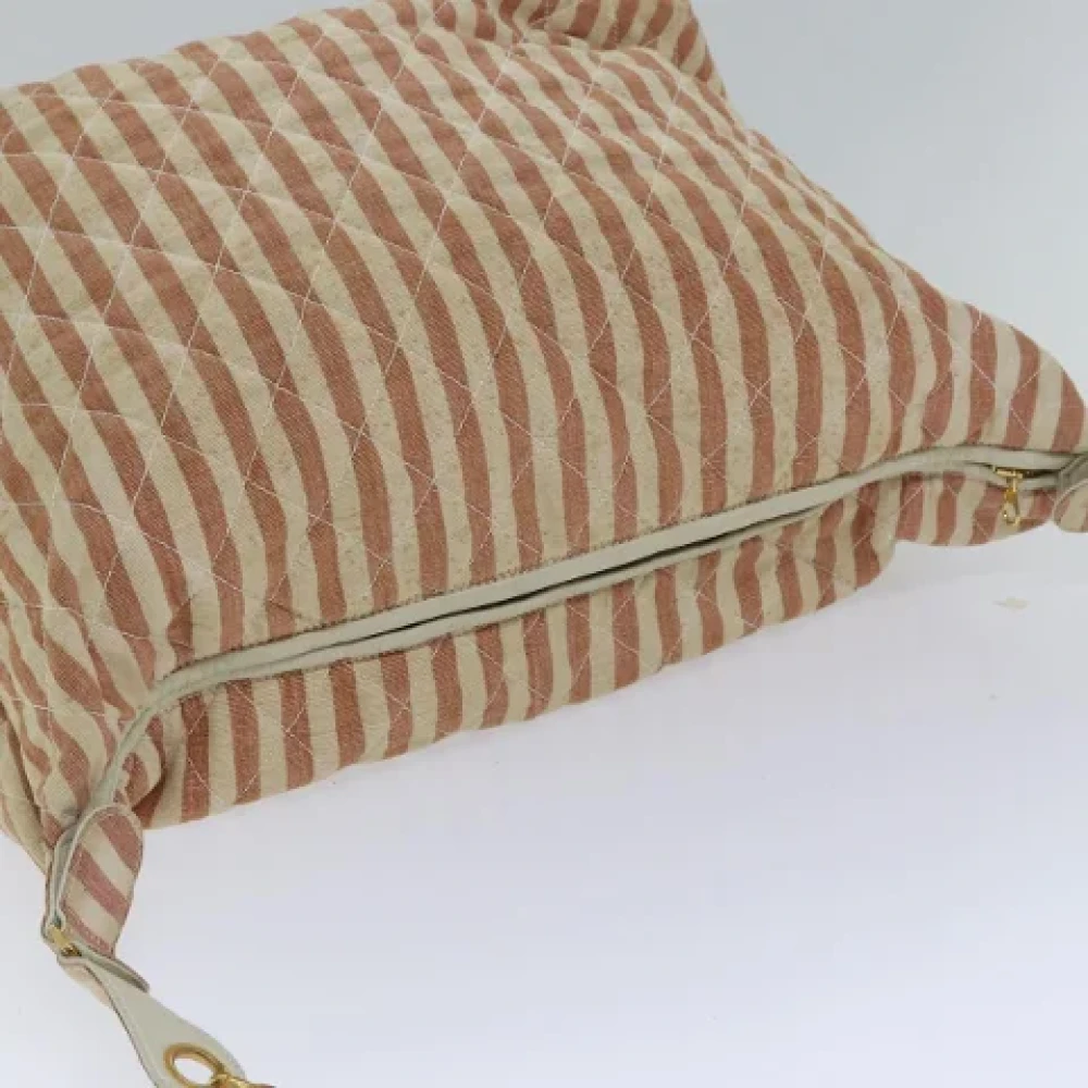 Chanel Vintage Pre-owned Canvas chanel-bags Red Dames