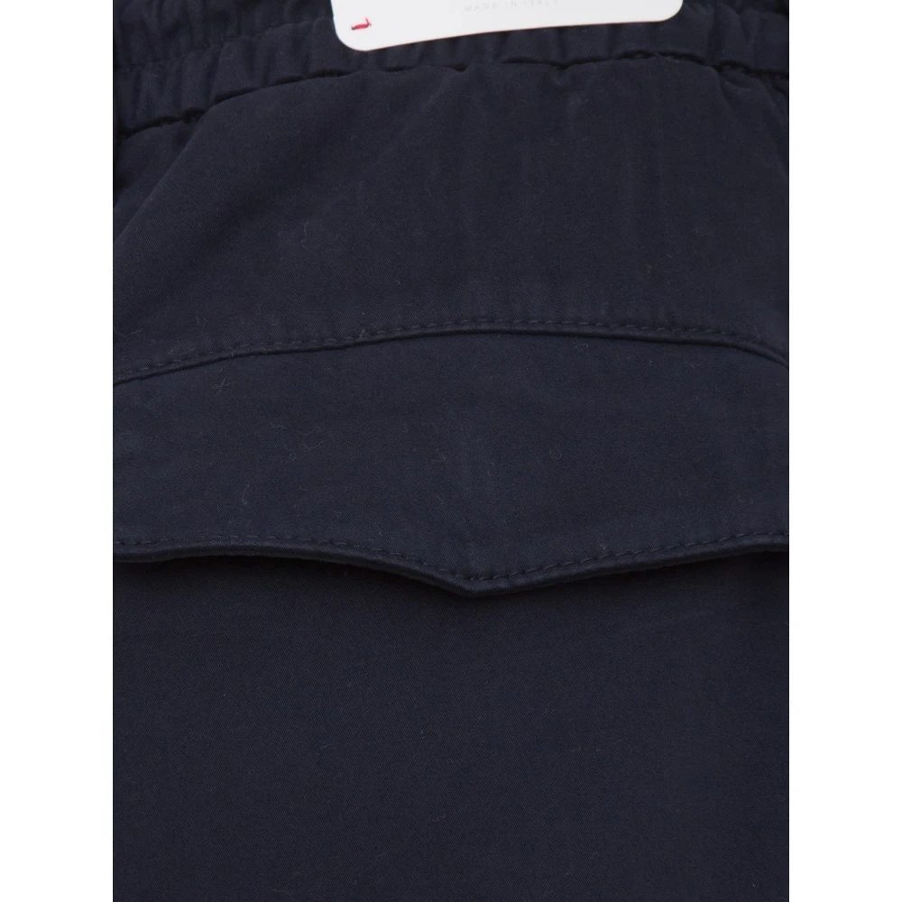 Eleventy Blauwe Jogger Broek Blue Heren