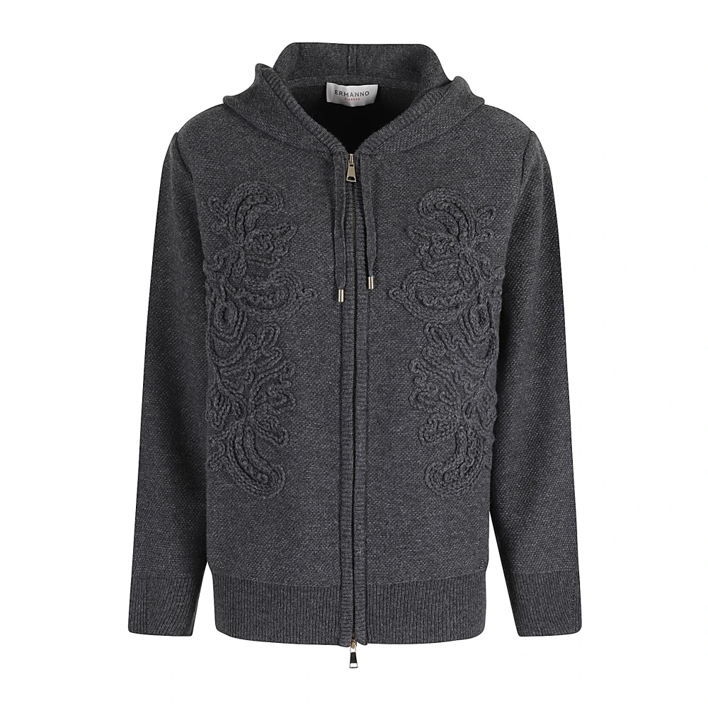 Ermanno Scervino Stijlvolle Gebreide Top Gray Dames