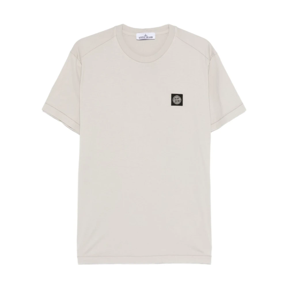Stone Island Men's Gray T-Shirts And Polos Grey - T-Shirts - L - Tops