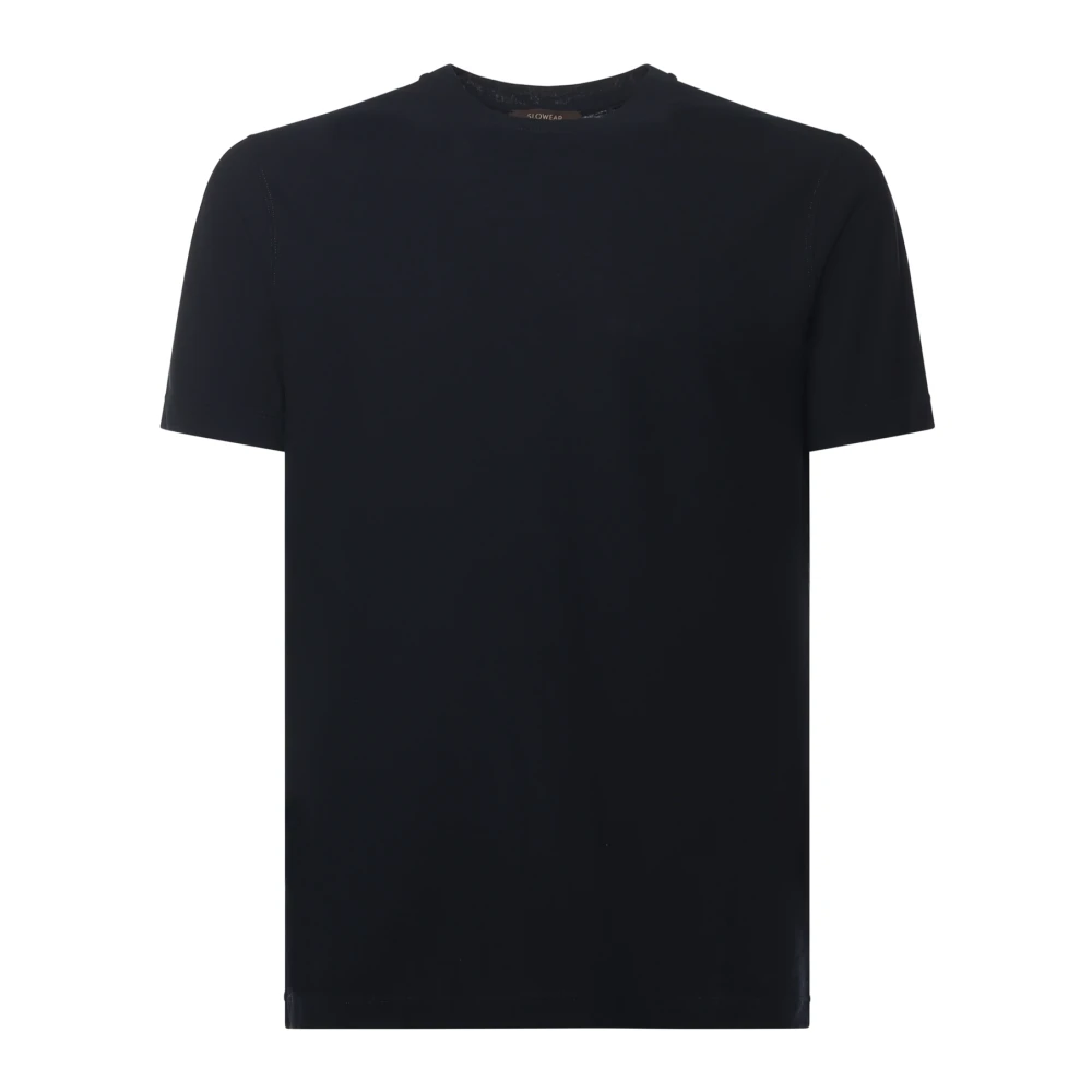 Zanone Classic T-Shirt - Male - T-Shirts - Blue - Xl - Tops