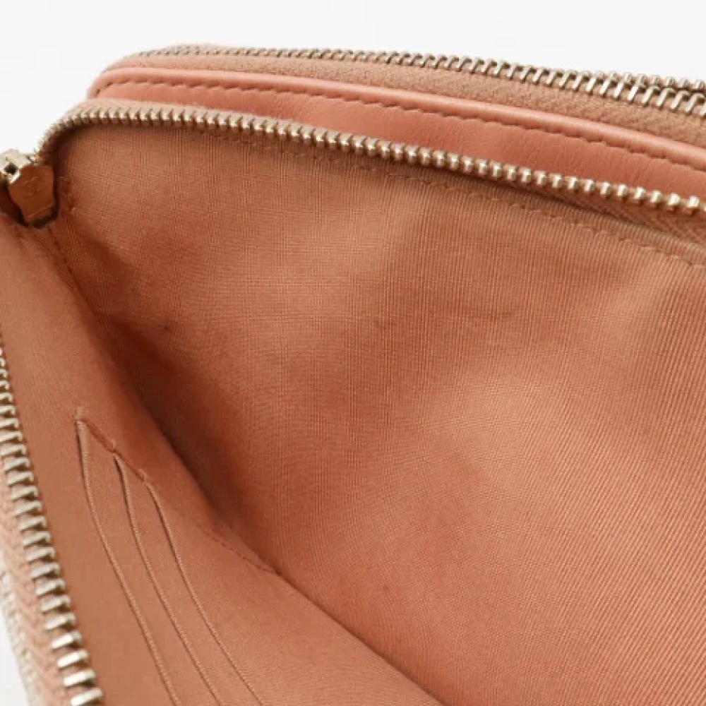 Chanel Vintage Pre-owned Canvas handbags Pink Dames