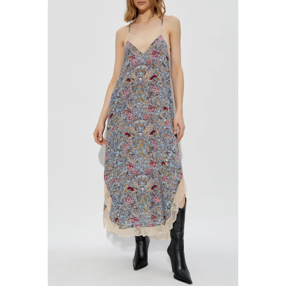 Zadig & Voltaire Jurk met bandjes Multicolor Dames