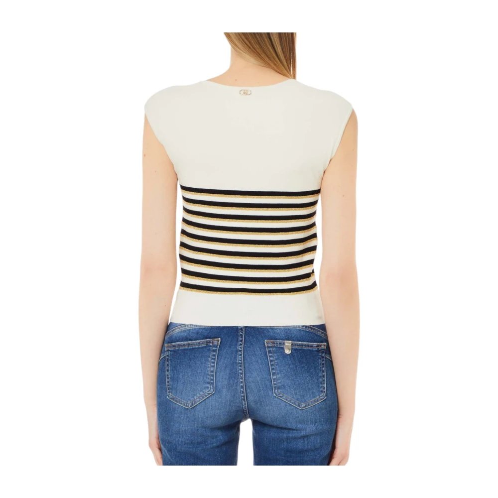 Liu Jo Stijlvolle Gebreide Top Multicolor Dames