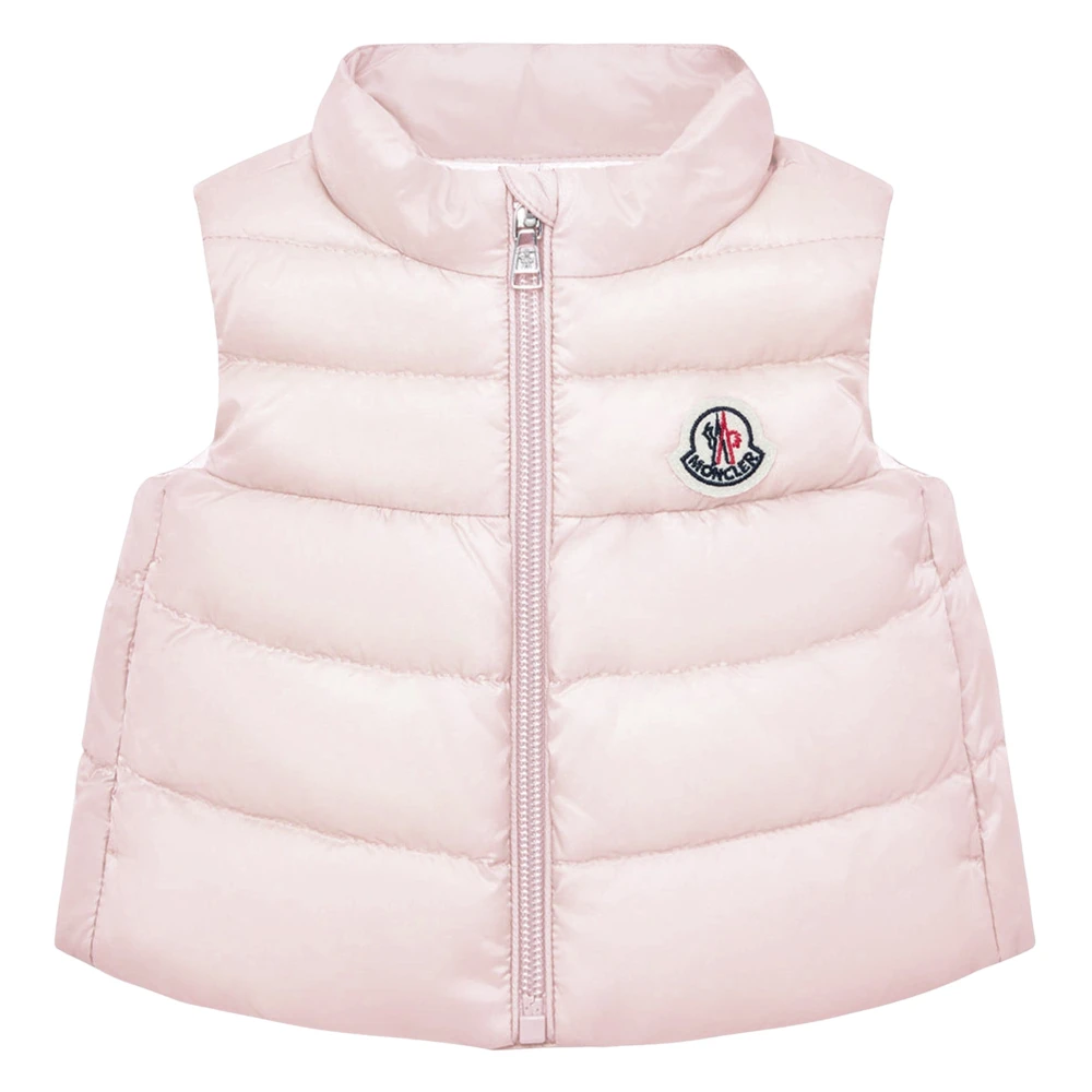 Moncler Pink Waistcoats, Female, 18 M, Hiva Gilet