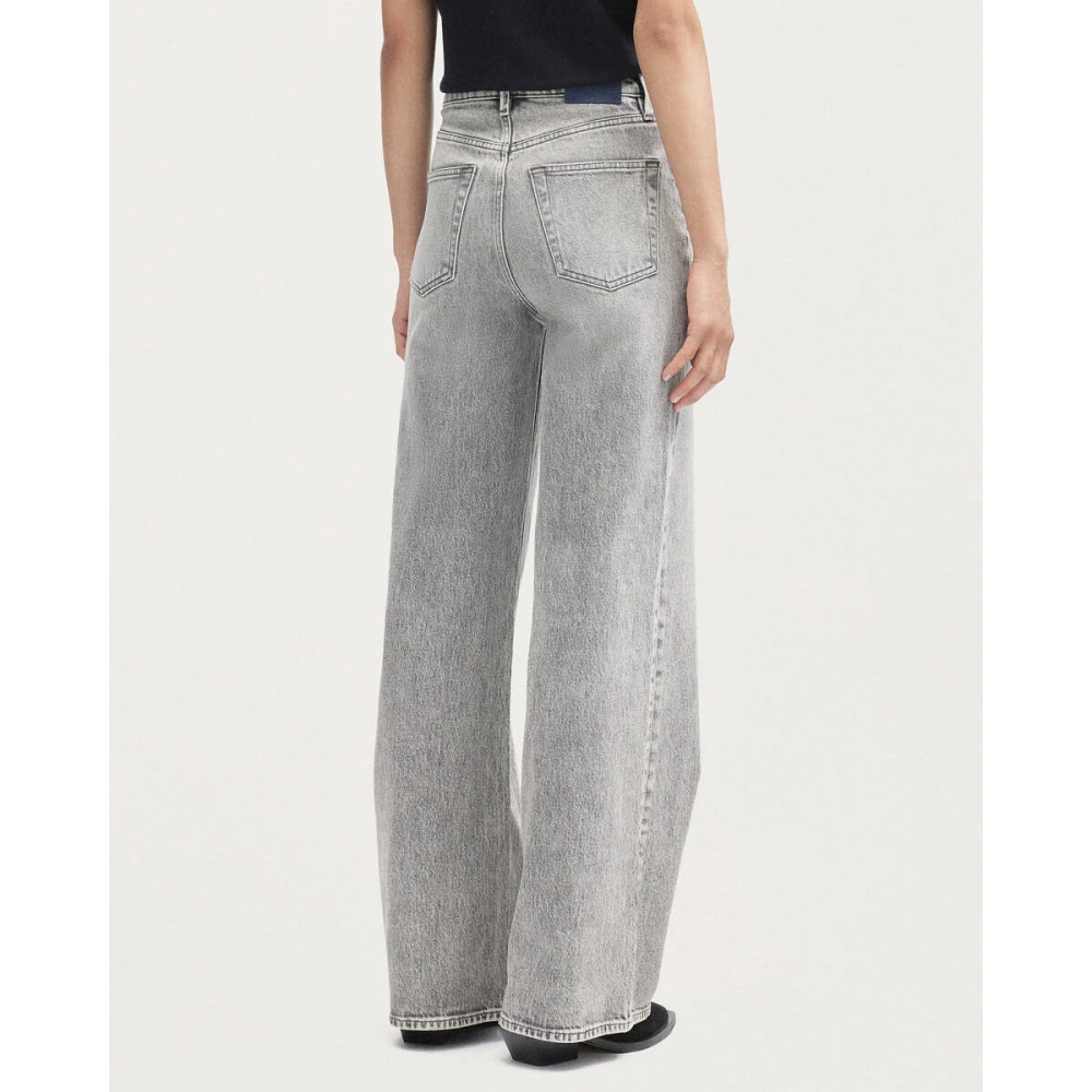 Denham The Jeanmaker Wide Jeans Gray Dames