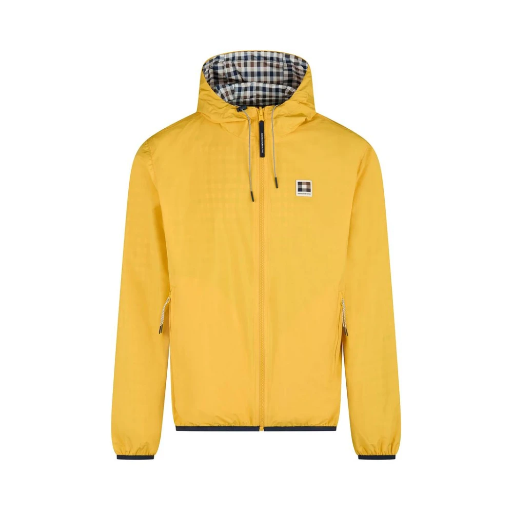 Aquascutum Yellow Winter Jackets, Male, Xl, Winter Jackets