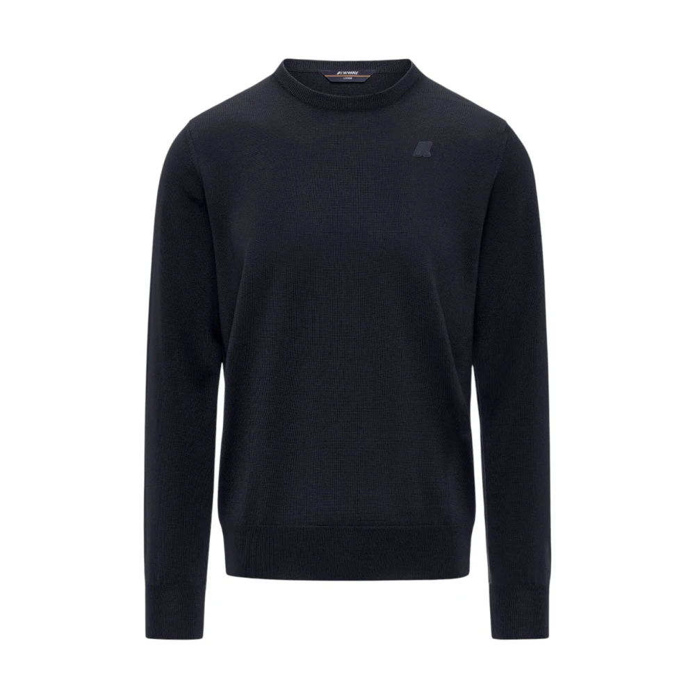 K-Way Uomo Blu Maglie, 3XL, New,