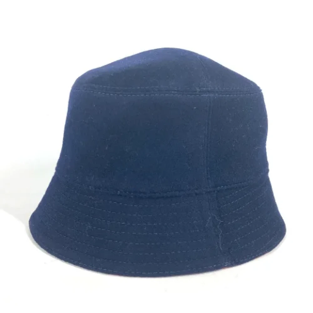 Louis Vuitton Vintage Pre-owned Wool hats Blue Dames