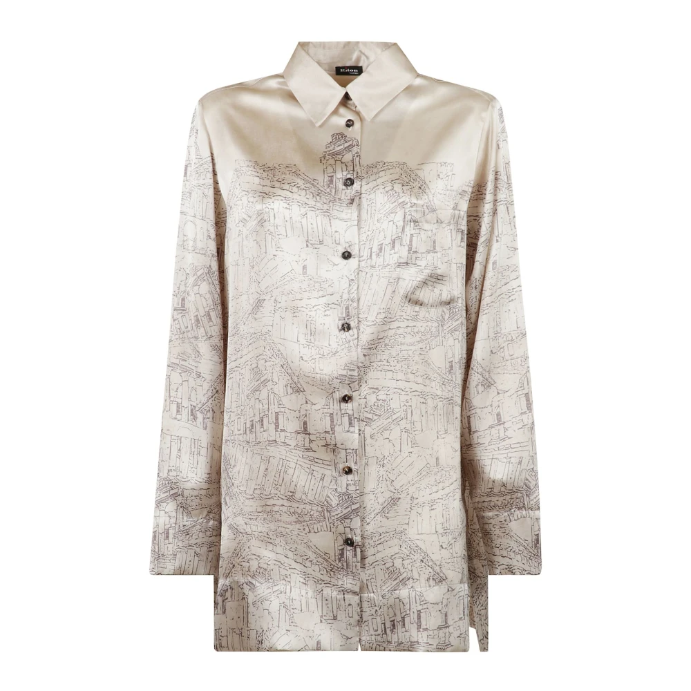 Kiton Stijlvolle damesoverhemd in 100%Se Multicolor Dames